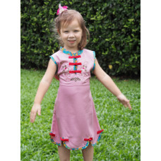 Qipao Chinese Dress for Girl QCkid1